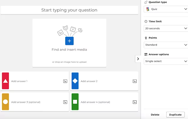 make a Kahoot (educatorstechnology.com)