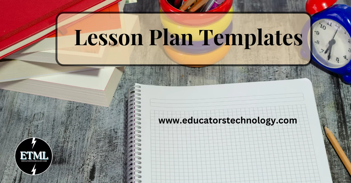 Lesson plan templates